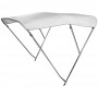Tendalino Pieghevole Bianco 3 Archi Inox Alto 245/255xh140cm P180cm OS4692006-28%
