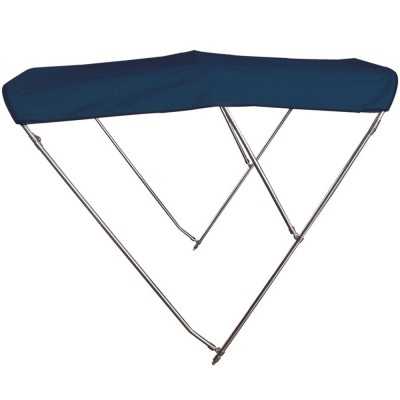 Navy Blue 3-Arc foldable High AISI316 Bimini 200/210xh140cm D180cm OS4692014