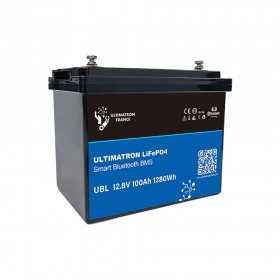 Ultimatron LiFePO4 12V 100Ah UBL-12-100-PRO Lithium Battery BMS Smart Bluetooth 1280Wh N51120017401 Ultimatron LiFePO4 12V 100Ah UBL-12-100-PRO Lithium Battery BMS Smart Bluetooth 1280Wh N51120017401