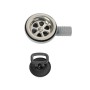Piletta di scarico laterale a 90° Ø25mm Gattinara Ø70mm con tappo OS5018698-0%