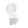 Contenitore bianco per doccetta Ø70/98mm con coperchio stagno N42737302441-5%