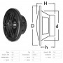 Coppia di casse stereo a doppio cono nere 5.25 2x80W OS2974302-18%