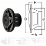 Coppia di casse nere a doppio cono 5.25 2x40W OS2974106-18%