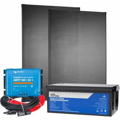 Kit Barca Camper 12V 400W + LiFePO4 200Ah + SmartSolar MPPT 100/30 + Kit Cavi 6mmq N151030200254