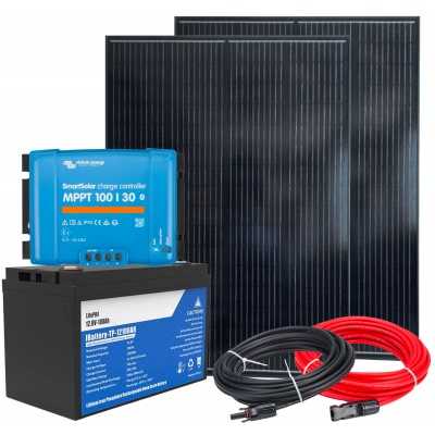 Kit Barca Camper 12V 300W + LiFePO4 100Ah + SmartSolar MPPT 100/30 + Kit Cavi N151030200252