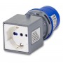 Adattatore civile-industriale Spina CEE 2P+T 16A Presa universale P40 2P+T 16A-0%