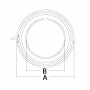 Stainless steel Japanese ceiling light 12V 15W White light BA15D 138mm OS1354301