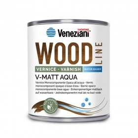 Veneziani WOOD V-MATT AQUA 7W6.314 2.5L SC water-based matt varnish YM473COL524 Veneziani WOOD V-MATT AQUA 7W6.314 2.5L SC water-based matt varnish YM473COL524