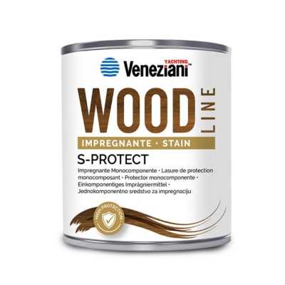 Veneziani WOOD S-PROTECT 7W6.511 750ml .000 Impregnante protettivo MC YM473COL507