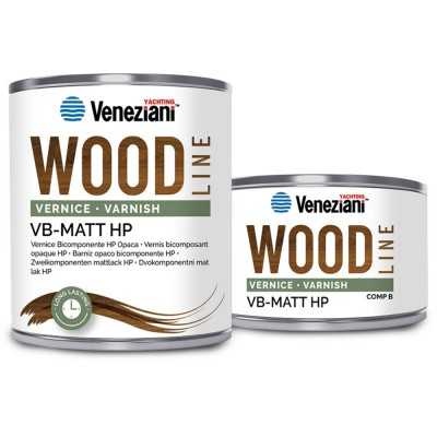 Veneziani WOOD VB-MATT HP 7W6.323 1.5L Vernice opaca bicomponente HP YM473COL505