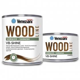 Veneziani WOOD VB-SHINE 7W6.321 750ml Two-component Gloss Varnish YM473COL504 Veneziani WOOD VB-SHINE 7W6.321 750ml Two-component Gloss Varnish YM473COL504