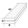 SUPER LIGHT aluminium folding gangplank Foldable in 3 sections L.220 TRS2831220