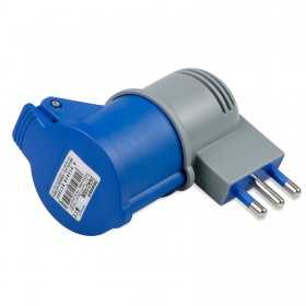 Adattatore civile-industriale Spina S17 2P+T 16A Presa CEE 2P+T 16A 240V IP44 N50523527256-0%