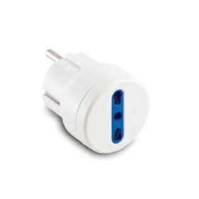 Schuko-Bivalent Plug Adapter 2P+T 16A White N50523521210 Schuko-Bivalent Plug Adapter 2P+T 16A White N50523521210