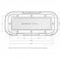 Riviera Radio Stereo Watertight cover 248x112mm N100969021095