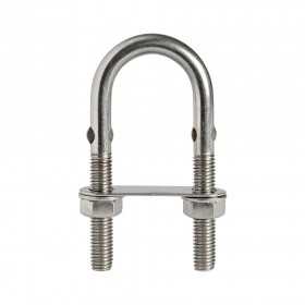 Stainless steel U-bolt 80x36mm thread 8x40mm wheelbase 36mm N61842700273 Stainless steel U-bolt 80x36mm thread 8x40mm wheelbase 36mm N61842700273