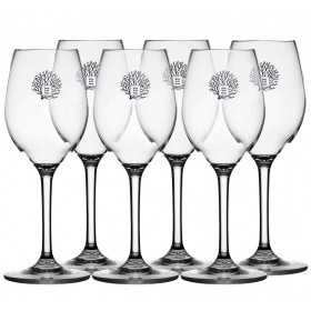 Set 6pcs Living decorated wine glass 75x186mm MT5801478 Set 6pcs Living decorated wine glass 75x186mm MT5801478