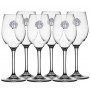 Set 6pcs Living decorated wine glass 75x186mm MT5801478