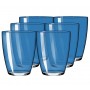 Set 6 Bicchieri Tiburón Tumbler in Vetro 85xh103mm Blu MT5802056-20%