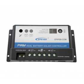 10A 12-24V PWM Solar Charge Controller Dual USB Camper Van Boat N52830550075 10A 12-24V PWM Solar Charge Controller Dual USB Camper Van Boat N52830550075