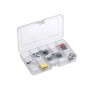 Transparent small parts box with 15 compartments 16x11x3cm N5100314062