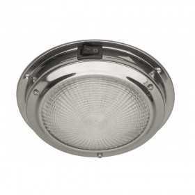 Plafoniera Classica Inox BA15D 12V 175x56mm con interruttore N50326501160-10%