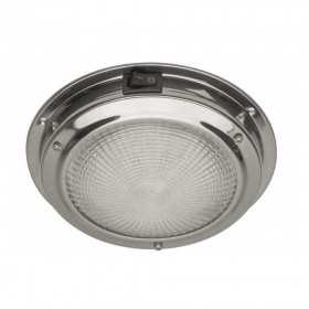SS304 LED Dome lights 12V 4500K 260lm 107xh32mm with switch MT2140051