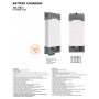 Quick Caricabatterie SBC1450 NRG+ OEM Hi Power 24V 60A 3 USCITE HR Senza Pannello RDS1562 Q21028035-45%