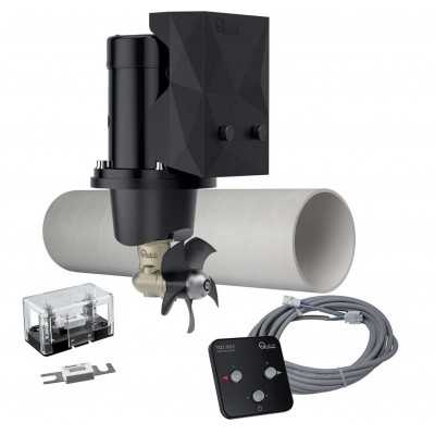 Quick KBTQ 125-40 K1 Kit elica di manovra 12V 2200W 40Kgf Comando a pulsanti TNL750mm-35%