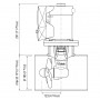 Quick BTQ 185-55 24V Elica di Manovra DC Singola Prua/Poppa 3000W 55kgf-25%