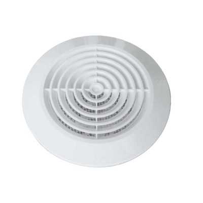 Velair 25468V 100mm White Closable Round Intake Grille UF25468V