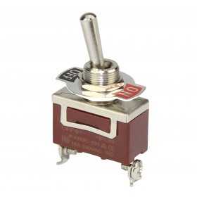 Interruttore a levetta ON-OFF 15A 250VAC con 2 terminali a vite N51324727008-15%
