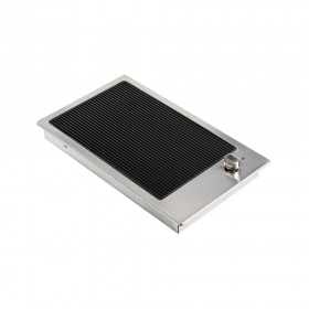Stainless steel Electric barbecue with pyroceramic top 220-240V 2500W 510x300mm OS5038102