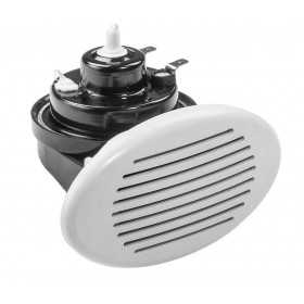 Tromba 12V 8A 130dB da incasso a scomparsa Bianca N53213201200-10%