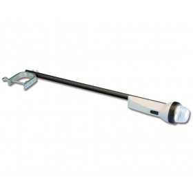 White 360° light on 66cm black pole with clamp TRL2014260
