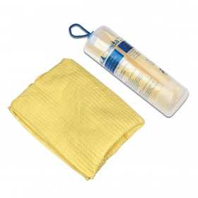 T-LUX Yellow Highly Absorbent 66x43cm PVA 3D Cleaning Cloth N71448900002