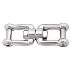 Girella in acciaio inox grillo + grillo con perno a filo 8mm OS0143901-40%