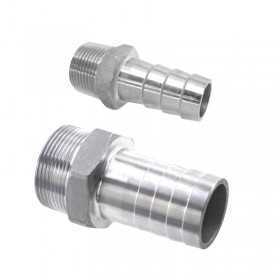 Stainless steel 38mm Male hose connector 1-1/2 inch Thread N81837628350