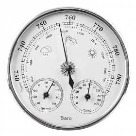 Barometro Termo-Igrometro 128mm Silver per Barca Campeggio Casa N101568005394-20%