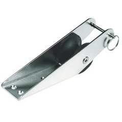 Satin-finish StainleStainless Steel Steel Bow roller L.2315x51mm Hard rubber Pulley OS0111891
