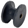 Hard rubber spare pulley for roller D.71mm Width 74mm Hole 16mm OS0121994