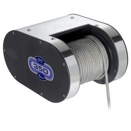 Quick WindlaStainless Steel on-deck PTR 150W/12V - 350Lb with Cable Recovery QPT350R