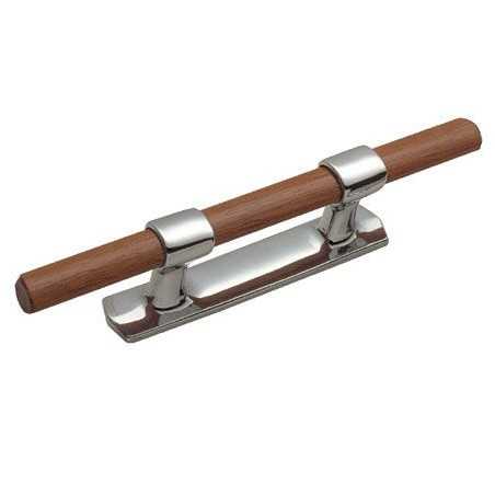 Chromed Brass double shaft wooden ledge cleat Length 220mm MT1101413