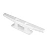 White Plastic mooring Cleat Length 60mm MT1111506