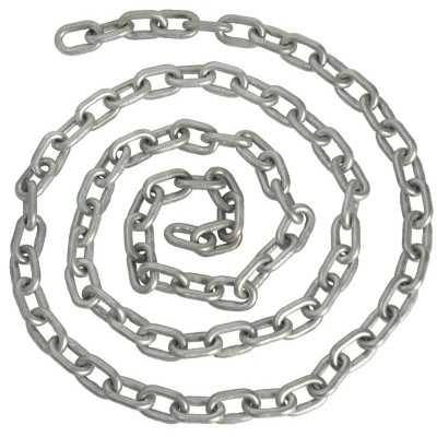 Galvanized calibrated chain 10 mm ISO x 50 m N10001510089