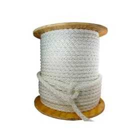 Square Line Mooring Rope 100mt Spool White Ø12mm AM00219192 Square Line Mooring Rope 100mt Spool White Ø12mm AM00219192