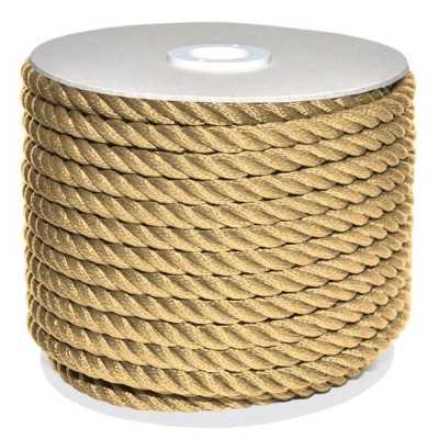 Sea King twisted mooring rope 50 mt spool Ø16mm Hemp colour AM00219342