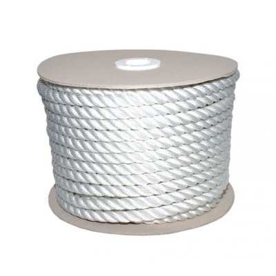 Sea King twisted mooring rope 50mt spool Ø16mm White AM00219359