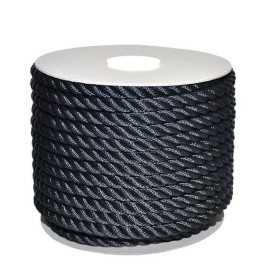 Sea King twisted mooring rope 100mt Ø24mm Black AM00219572 Sea King twisted mooring rope 100mt Ø24mm Black AM00219572