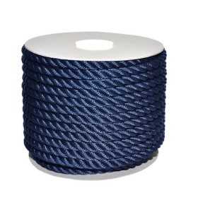 Sea King twisted mooring rope 100mt Ø24mm Navy Blue AM00219582 Sea King twisted mooring rope 100mt Ø24mm Navy Blue AM00219582